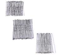 Mytoptrendz - Multipack 120 Pcs Assorted Size U Pins Bun Hair Grip Hairstyle Accssories(Silver- Assorted Size)