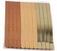 Mytoptrendz® - Pack of 12 Assorted Colour Gold Blonde Pack of 12 Strong Bobby Pins 60mm Plain Wide Curved Hair Clips Metal Hair Slides Girls Ladies Hairgrip For Thick Hair