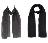 Mytoptrendz® Plain Colour Chiffon Scarves | Soft Sheer Lightweight Plain Neck Wrap Rectangle Ladies Fashion Accessories