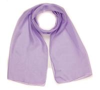 Mytoptrendz® - Plain Scarf For Women Silky Soft Sheer Chiffon Scarves Neck Wrap Stole For Brides Bridesmaids Shawl (Lilac)