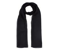 Mytoptrendz® - Plain Silky Chiffon Scarf for Women Sheer Soft Wrap Lightweight Funeral Dresses Scarves(Black)