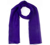 Mytoptrendz® Purple Scarf Womens Plain Chiffon Soft Wrap