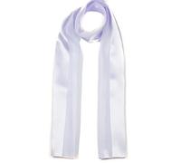Mytoptrendz® Shimmering Lightweight Satin Stripe Scarf Womens Lightweight Plain Chiffon Wrap For Brides Wedding Formal Casual Fashion - White
