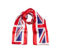 Mytoptrendz® Union Jack UK Flag Print Women's Scarf Lightweight for All Seasons - with Red Border (UK Flag printed)