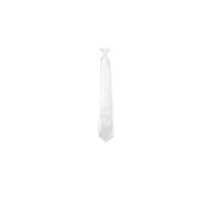 Mytoptrendz® -Unisex Plain Solid Tie Ready To Wear Pre Tied Clip On Neck Tie (White)