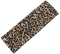 Mytoptrendz® Wide Headband Soft Stretchy Fabric Kylie Hairband Bandeau(Beige- Leopard Print)