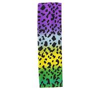 Mytoptrendz® Wide Headband Stretchy Kylie Hairband Animal Leopard Print Soft Women Girls Yoga Gym Sports Bandeau (Animal Print Multi Rainbow)