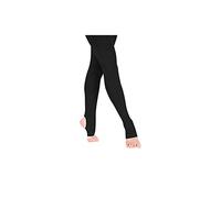 Mytoptrendz® Women Stirrup Dance Tights Soft Microfiber Open Toe and Heel Stirrup Foot Ballet Tights with Spandex (Large Black)