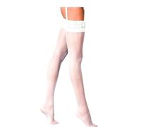 Mytoptrendz® Women Stockins For Suspender Ultra Sheer Lace Top Glossy Thigh High For Bridal (One Size-White)