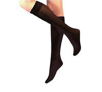 Mytoptrendz® Women's 70 Denier Opaque 3 Pair Trouser Knee Highs Socks Black