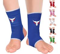 Mytra Fusion Ankle Support for Women & Men - MMA Muay Thai Kickboxing Training Ankle Brace - Breathable Elasticated Compression Foot Brace for Sports, Gym, Running & Football - 1 Pair