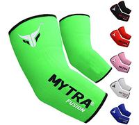 Mytra Fusion Elbow Brace Elbow Protector Arm Protector Farabi Elbow Brace Support injury relief Elasticated Elbow Support Sleeve Tennis (Green, L/XL)