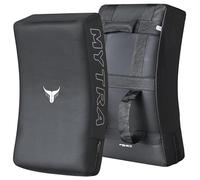 Mytra Fusion Kick shield Curved MMA Strike Shield Muay Thai Training Strike pad Kicking Striking Shield Focus for Kickboxing Taekwondo & Martial Arts (Black)