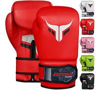 Mytra Fusion Kids Boxing Gloves AL2 (Red, 8-oz)