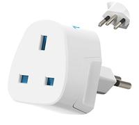 MyTravelPal UK To Switzerland Plug Adapter | UK Safety Standards | Switzerland Travel Adaptor | UK to Swiss Plug Adapter | Type J Swiss Plug Adaptor