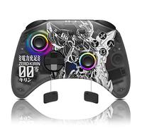 Mytrix Black Wireless Bluetooth Pro Controller for IOS/Android Phone, Switch/OLED/Lite, Steam Deck, PC, Multi Platform with RGB Light, Programmable Back Buttons, Headphone Jack, Zero-Kirin