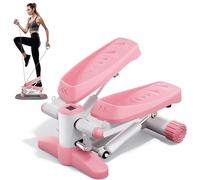 Mytrix Stair Stepper for Exercises, Portable Mini Steppers with Resistance Band & Non-Slip Mat, 330LB Weight Capacity LCD Calories Display, Fitness Stepper Machine for Home Office Workout