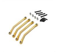 MYUHEDF Rc Accessories For FMS Xiaoqi For FCX24 1/24 Metal Upgrading And Refitting CNC Process Chassis Fixed Link RC Car Parts(Yellow)