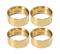 MYUHEDF Rc Accessories For SCX10 For Capra For TRX4 VS4-10 TF2 For Element For Enduro CC01 Brass Weights Beadlock Clamp Rings RC Crawler(Yellow,4PCS)