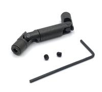 MYUHEDF Rc Accessories For WPL D12 C14 C24 C34 B14 B16 B26 For HengLong For FeiYu For JJRC For MN Metal Drive Shaft RC Car Upgrade Parts(Black)