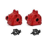 MYUHEDF Rc Car Spares For Wltoys 144001 144002 144010 124016 124019 2pcs Metal Gear Box Shell Differential Housing GearBox Upgrades Parts(Red)