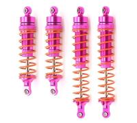 MYUHEDF RC Cars Accessories For Arrma 1/10 For Granite For BIG For Rock For Crew RC Car Upgrade Parts 4Pcs Metal Front And Rear Shock Absorber Spring Damper