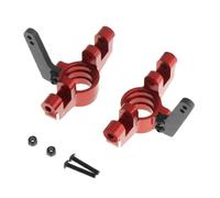 MYUHEDF RC Cars Accessories For Arrma 1/8 For Mojave 4S For Kraton For Outcast 4X4 For BLX 1/10 RC Car Metal Steering Blocks Upgrade Parts(Red)