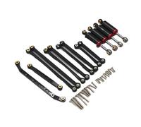 MYUHEDF RC Cars Accessories For FMS For Fire For Horse For Eazyrc For Thunder Storm 1/18 RC Remote Control Car Metal Upgrade Accessories Shock Absorber Trolley Set(Black)