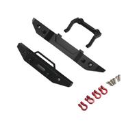 MYUHEDF RC Cars Accessories For FMS For Fire For Horse For Eazyrc For Thunder Storm 1/18 RC Remote Control Car Metal Parts Front And Rear Bars Upgrade Repair Replacement(Black)