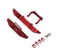 MYUHEDF RC Cars Accessories For FMS For Fire For Horse For Eazyrc For Thunder Storm 1/18 RC Remote Control Car Metal Parts Front And Rear Bars Upgrade Repair Replacement(Red)