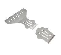 MYUHEDF RC Cars Accessories For KM For Rally C3 WRC 1/7 RC Car Stainless Steel Front And Rear Guards Metal For Chassis Toy Accessories Upgrade DIY Parts(Front rear)