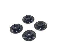 MYUHEDF RC Cars Accessories For Songguolin SG-2801 For Mini Alloy Edition For Defender D90 RC Metal Upgrade Parts 7mm Hexagonal Adapter Modification Part(Black)
