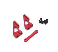 MYUHEDF RC Cars Accessories For WLtoys 104001 104002 1/10 Metal Tail Wing Bracket For Remote Control Vehicle Upgrade Refit Parts Accessories Replacement(Red)