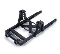 MYUHEDF Rc Frame Chassis For Axial For SCX10 For 1/10 RC Crawler Modified Part RC Car Steel 6x6 For Chassiss Frame Rails Beams Shock Towers Bumper Mount(Extended Kit)