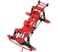 MYUHEDF Rc Frame Chassis For Losi For Mini For LMT 1/18 Metal Upgrade For Chassis Frame With Axles Gearbox Truck RC Aluminum Alloy Part(Red Frame)