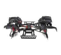 MYUHEDF Rc Frame Chassis For Wrangler For SCX10 1/10 313mm Wheelbase For Chassis With Prefixal 2 Speed Transmission Fender Flares For Rock Slider Set RC Crawler Body(Chassis Set)