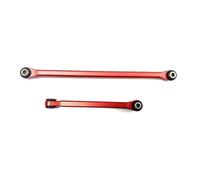 MYUHEDF RC Steering Tie Compatible With Axial UTB18 1/18 RC Car Part Accessories Replacement Upgrade Parts 2pcs Aluminum Alloy Steering Link Rod(Red)