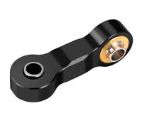 MYUHEDF RC Steering Tie Compatible With Granite 1/18 For Grom 1/14 For Mojave For Grom For Mega 380 Monster Truck Rc Car Upgrade Parts Steering Drag Link(Black)
