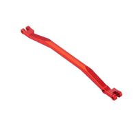 MYUHEDF RC Steering Tie Compatible With Kyosho For Mini-Z 4X4 1/18 For Jimny 1/24 For Wrangler For Hilux RC Car Metal Steering Link Rod Linkage Pull Rod(Red)