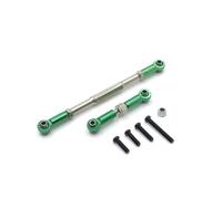 MYUHEDF RC Steering Tie Compatible With WPL C14 C24 B14 B16 B24 B36 For HengLong For FeiYu For JJRC RC Car Parts Metal Upgrade Front Axle Steering Rod(Green)