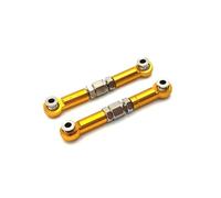 MYUHEDF RC Steering Tie For MJX For Hyper Go 16207 16208 16209 16210 H6 Metal Steering Rod Upgrade Linkage Remote Control Car Accessories(Yellow)