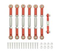 MYUHEDF RC Steering Tie For Traxxas For Slash 4X4 For VXL 2WD For Rustler For Stampede For Hoss 1/10 Metal Camber Link Rod Linkage Set RC Car Upgrades Parts