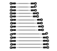 MYUHEDF RC Steering Tie Parts Compatible With Traxxas For TRX6 G63 14Pcs Steel Links Linkage Pull Rod Unassembled Kit 1/10 RC Crawler Car Upgrade Parts