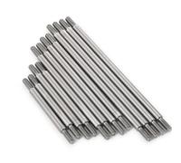 MYUHEDF RC Steering Tie Parts Compatible With TRX6 1/10 RC Crawler Truck Car Upgrades Parts 12PCS Metal Link Rod Kit Sturdy Vehicle Steering Suspension Linkage