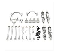 MYUHEDF RC Steering Tie Parts For C64 C74 1/16 Metal Pull Rod Suspension Frame Steering Gear Pull Rod For Seat Set RC Car Parts And Accessories Upgrades Replacement Use