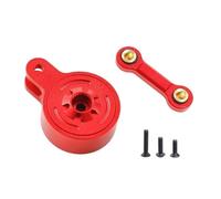 MYUHEDF Rc Upgrade Model For Arrma 1/10 3s 4s For Big Rock For Granite For Kraton For Outcast For Senton 1/8 For Mojave For Typhon For Vendetta Metal 23T 25T Servo Saver Fixed Link(Red,23T)