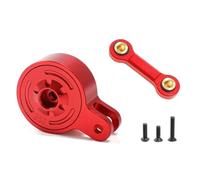 MYUHEDF Rc Upgrade Model For Arrma 1/10 3s 4s For Big Rock For Granite For Kraton For Outcast For Senton 1/8 For Mojave For Typhon For Vendetta Metal 23T 25T Servo Saver Fixed Link(Red,25T)