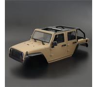 MYUHEDF Rc Upgrade Model For Axial For SCX10 For Wrangler For Rubicon For TRX4 For GEN8 1/10 Convertible Hard Body Kit 313mm Wheelbase Upgrade RC Crawler Car Parts(Beige)