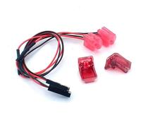 MYUHEDF Rc Upgrade Model For Axial For SCX24 1/24 For AXI00005 For Jeep For Wrangler 3V Simulation Taillight Light RC Crawler Car Upgrade Parts Decoration Accessories