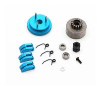 MYUHEDF Rc Upgrade Model For HSP For HPI For Hobao For Team For Losi For ZD For Racing 1/8 RC Car Gear Flywheel Assembly Bearing Clutch Bell Shoes Nut Springs Parts(Blue)